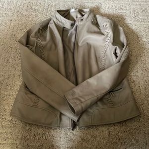 Faux leather jacket